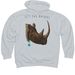 It's For Rhinos!, a Grey Heather Midweight Pullover Hoodie
