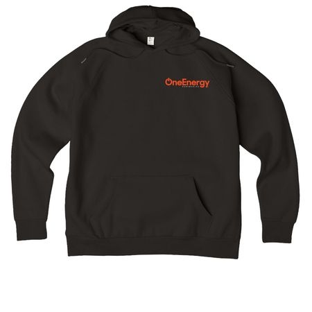 Sweatshirts, a Deep Black Allmade Organic CVC Pullover Hoodie
