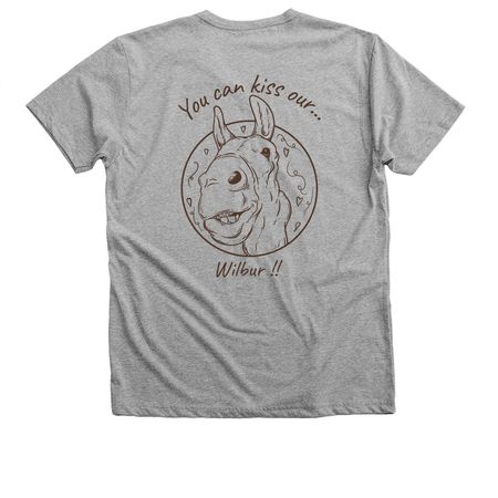 Wilbur!!, a Athletic Heather Premium V-Neck Tee