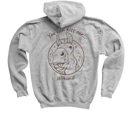 Wilbur!!, a Sport Grey Youth Pullover Hoodie
