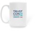 Here for the Cookies Mug, a White Large Coffee Mug (back-view)