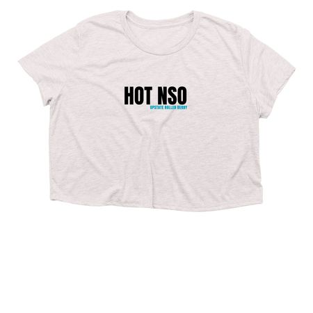 HOT NSO, a Heather Dust Women?s Flowy Cropped Tee