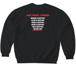Fit Forward Gear, a Black Softstyle Crewneck Sweatshirt (back-view)