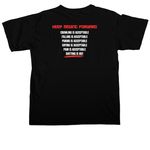 Fit Forward Gear, a Black Comfort Colors Unisex Tee (back-view)