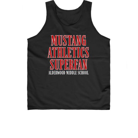 SUPERFAN Tops, a Black Classic Unisex Tank Top