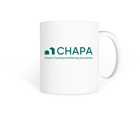 CHAPA 2025 Logo Mugs, a White Coffee Mug