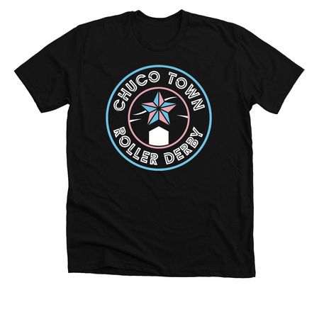 Chuco Town TRANS Collection, a Solid Black Blend Premium Unisex Tee