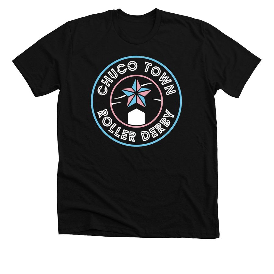 Chuco Town TRANS Collection, a Solid Black Blend Premium Unisex Tee