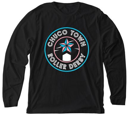 Chuco Town TRANS Collection, a Solid Black Blend Premium Long Sleeve Tee