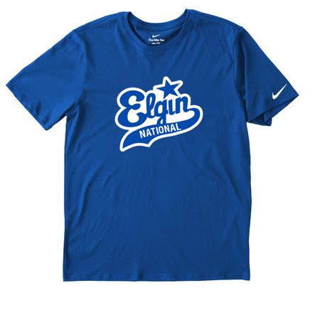 Classic Nike Tee, a Game Royal Nike Dri-FIT Jersey Blend Performance Tee