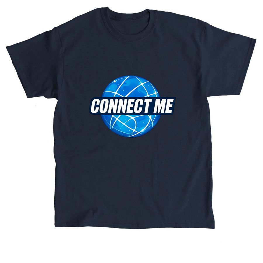 Connect Me Tutoring Official Merch, a Navy Classic Unisex Tee