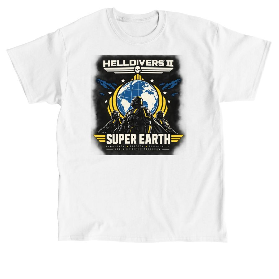 Helldivers Super Merch Helldivers Ii Super Ea, a White Classic Unisex Tee