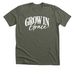 Grow in Grace Merch, a Heather Military Green Premium Unisex Tee