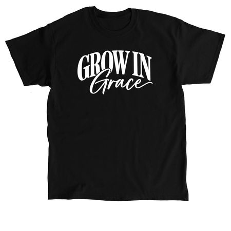 Grow in Grace Merch, a Black Classic Unisex Tee