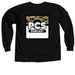 PCS Season 5, a Black Comfort Colors Long Sleeve Tee (back-view)