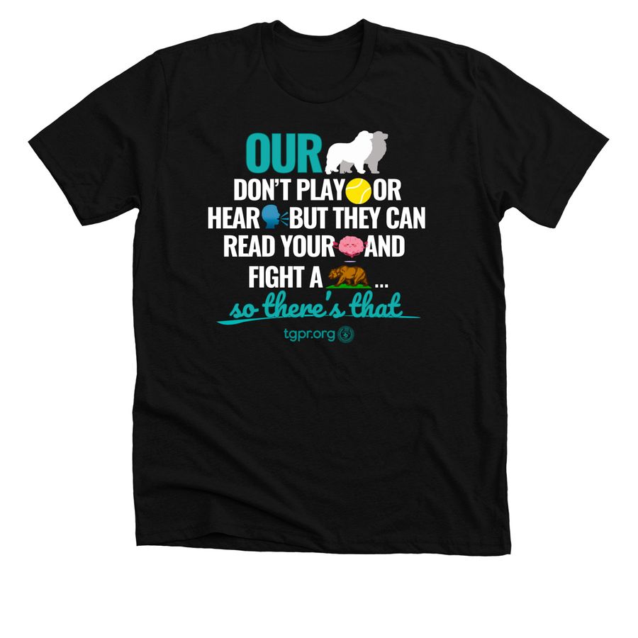 TGPR 25th Anniversary Ts #6 We Ain't Playin', a Solid Black Blend Premium Unisex Tee
