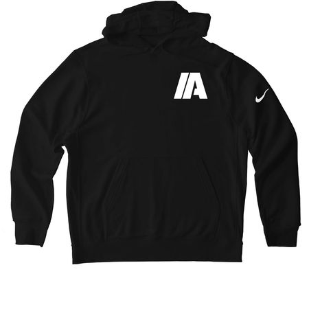 IA X Nike, a Black Nike Club Fleece Pullover Hoodie