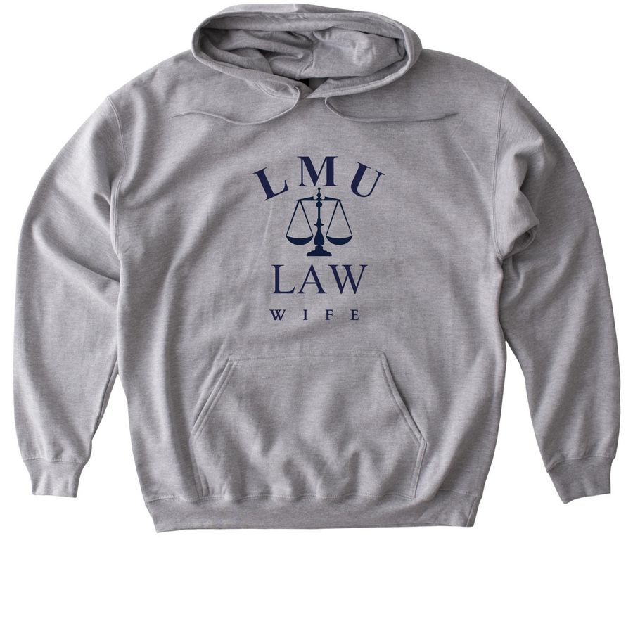 LMU DSOL Wife Hoodies/Sweatshirts, a Sport Grey Gildan Softstyle Pullover Hoodie