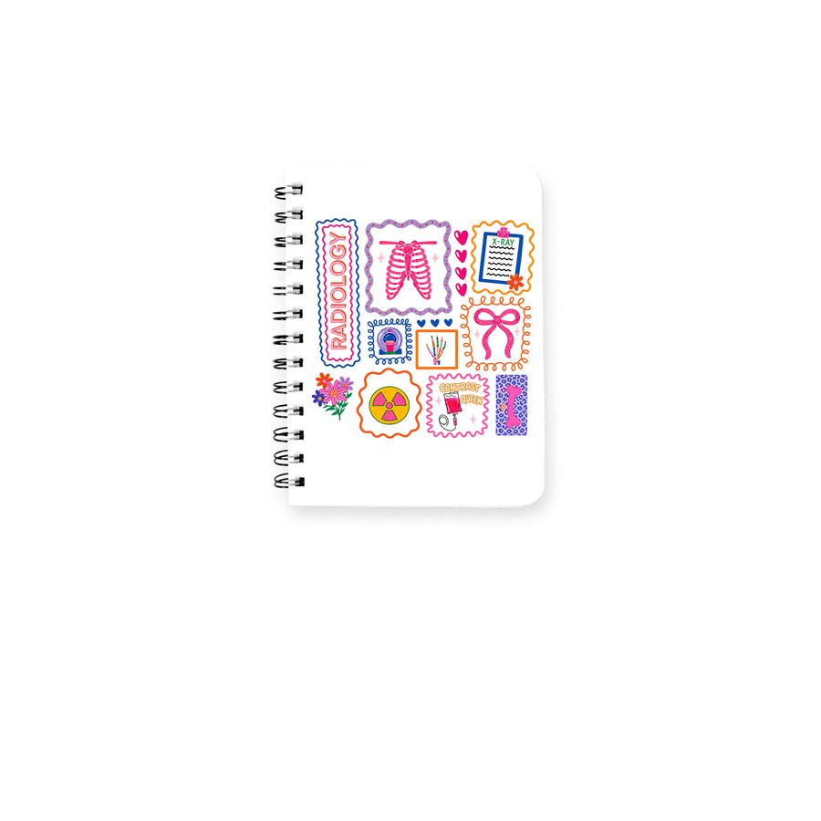 Radiology Notebook, a White Spiral Notebook