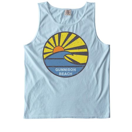 Gunnison Beach Tank, a Chambray Comfort Colors Tank Top