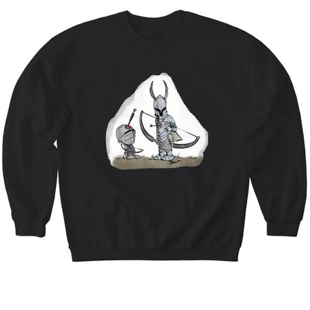 Archer Londo, a Black Softstyle Crewneck Sweatshirt