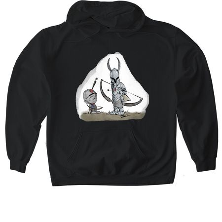 Archer Londo, a Black Gildan Softstyle Pullover Hoodie