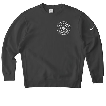 TB Athleisure, a Anthracite Nike Club Fleece Crewneck Sweatshirt