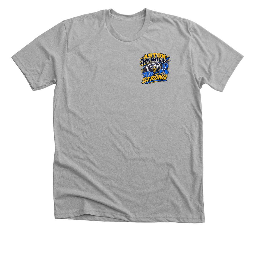 Bandits Fight as One: T1D Strong, a Athletic Heather Premium Unisex Tee