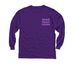 Brave Proud Strong, a Purple Youth Long Sleeve Tee