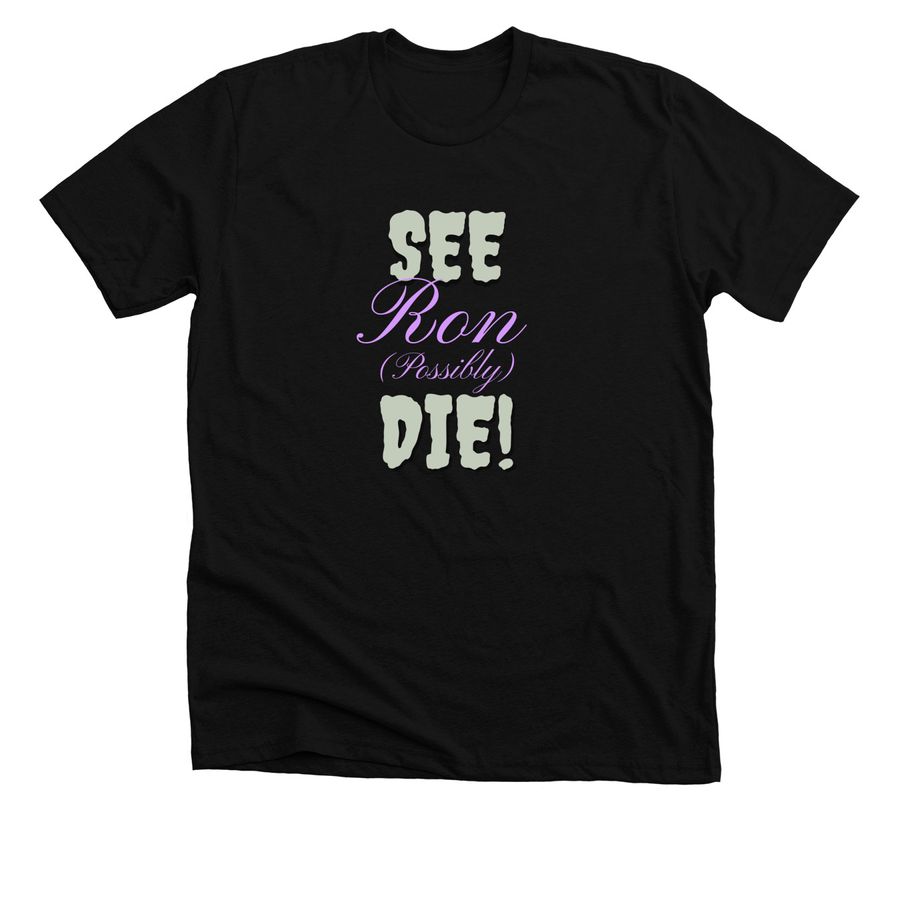 The Faygoing, a Solid Black Blend Premium Unisex Tee