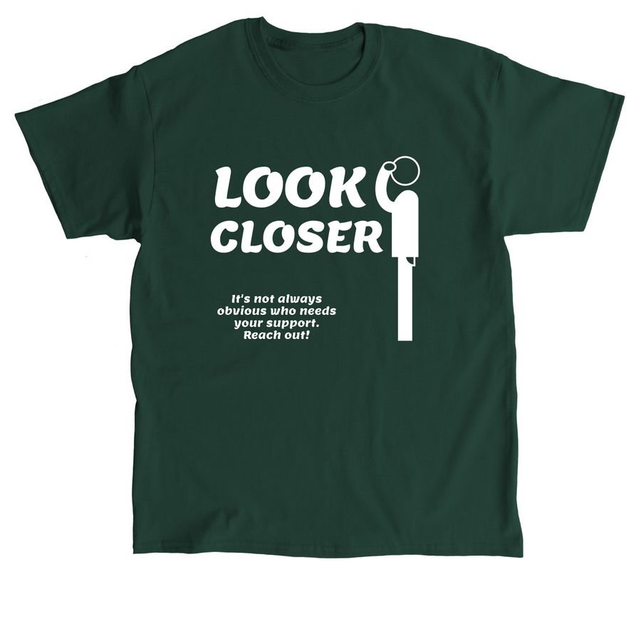 Mental Health Awareness & Suicide Prevention, a Forest Green Classic Unisex Tee