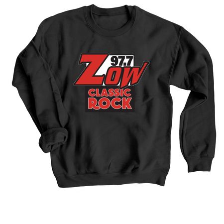 Unisex Tops, a Black Crewneck Sweatshirt