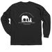 "Fall" Changes Collection&nbsp;, a Black Classic Long Sleeve Tee (back-view)