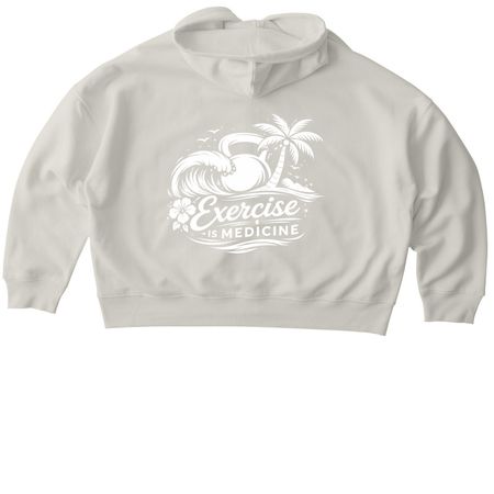 Exercise is Medicine - Zip-ups, a Natural Raw Stanley/Stella Women?s Stella Ida Zip Up Pullover Hoodie
