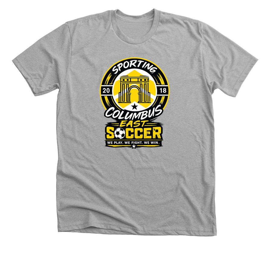 Sporting Columbus East, a Athletic Heather Premium Unisex Tee