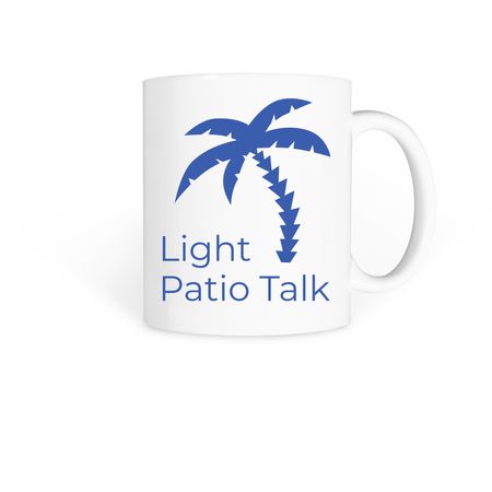 Light Patio Mug, a White Coffee Mug