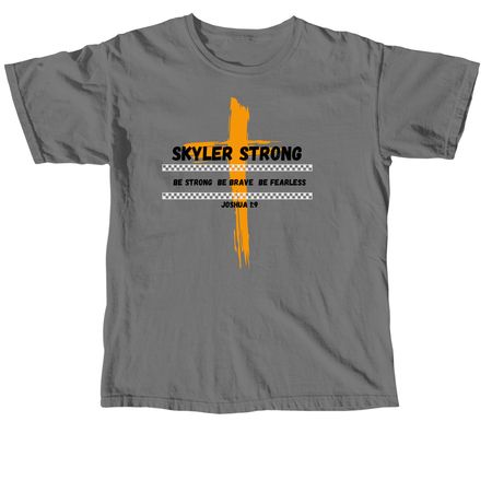 SKYLER STRONG, a Grey Comfort Colors Unisex Tee