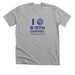 I Love Birth Control - full color logo, a Athletic Heather Premium Unisex Tee