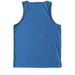 Borders (Bright Colors/Black Text), a Azure Blue Allmade Eco Triblend Tank (back-view)