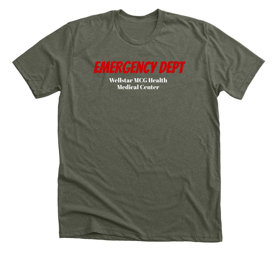 MCG Camouflage GA&nbsp;, a Heather Military Green Premium Unisex Tee