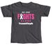 Support Steph in her Breast cancer journey, a Graphite Comfort Colors Unisex Tee