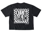 Cheney Dreaming, a Black Comfort Colors Boxy Tee (back-view)