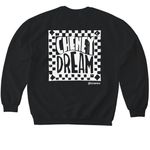 Cheney Dreaming, a Black Softstyle Crewneck Sweatshirt (back-view)