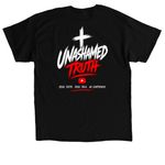 Unashamed Truth Brand, a Black Classic Unisex Tee (back-view)