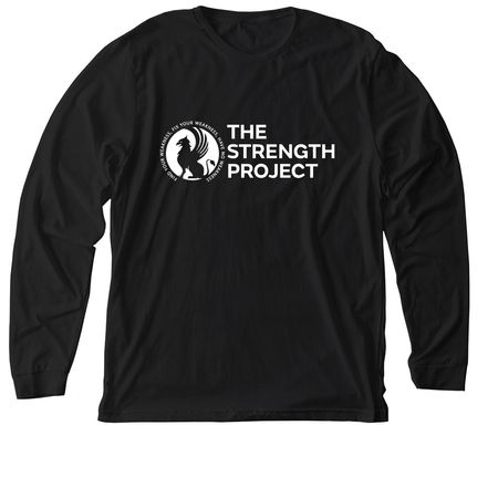 Built Not Broken, White, a Solid Black Blend Premium Long Sleeve Tee