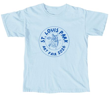 SLP Art Fair 2026 T-Shirt, a Chambray Comfort Colors Unisex Tee