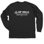 NF Walk Northeast Ohio 2026, a Black Classic Long Sleeve Tee (back-view)