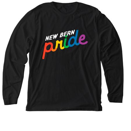 New Bern Pride, a Solid Black Blend Premium Long Sleeve Tee