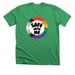 'Safe with Me' LGBTQ+ Apparel, a Heather Kelly Premium Unisex Tee