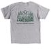 Save Lake Desire, a Sport Grey Classic Unisex Tee (back-view)
